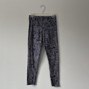Forever 21 Navy and White Patterned Leggings